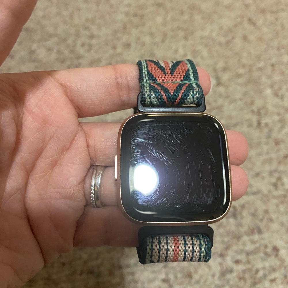 Fitbit Versa 2 with Navy and Copper Accents - Picture 6 of 10